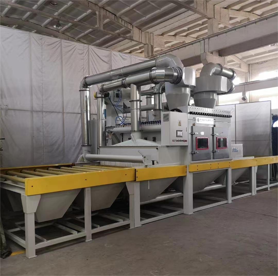 临沂抛丸机跑砂是什么原因