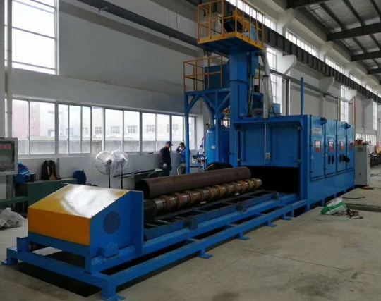 临沂喷砂机在管道除锈中的现场施工应用