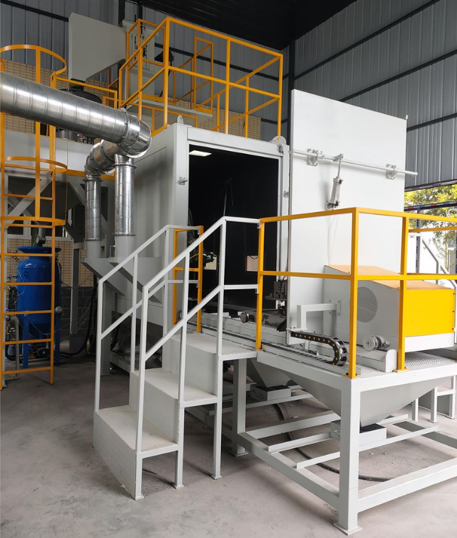 临沂全自动喷砂机 实现无人化高效生产